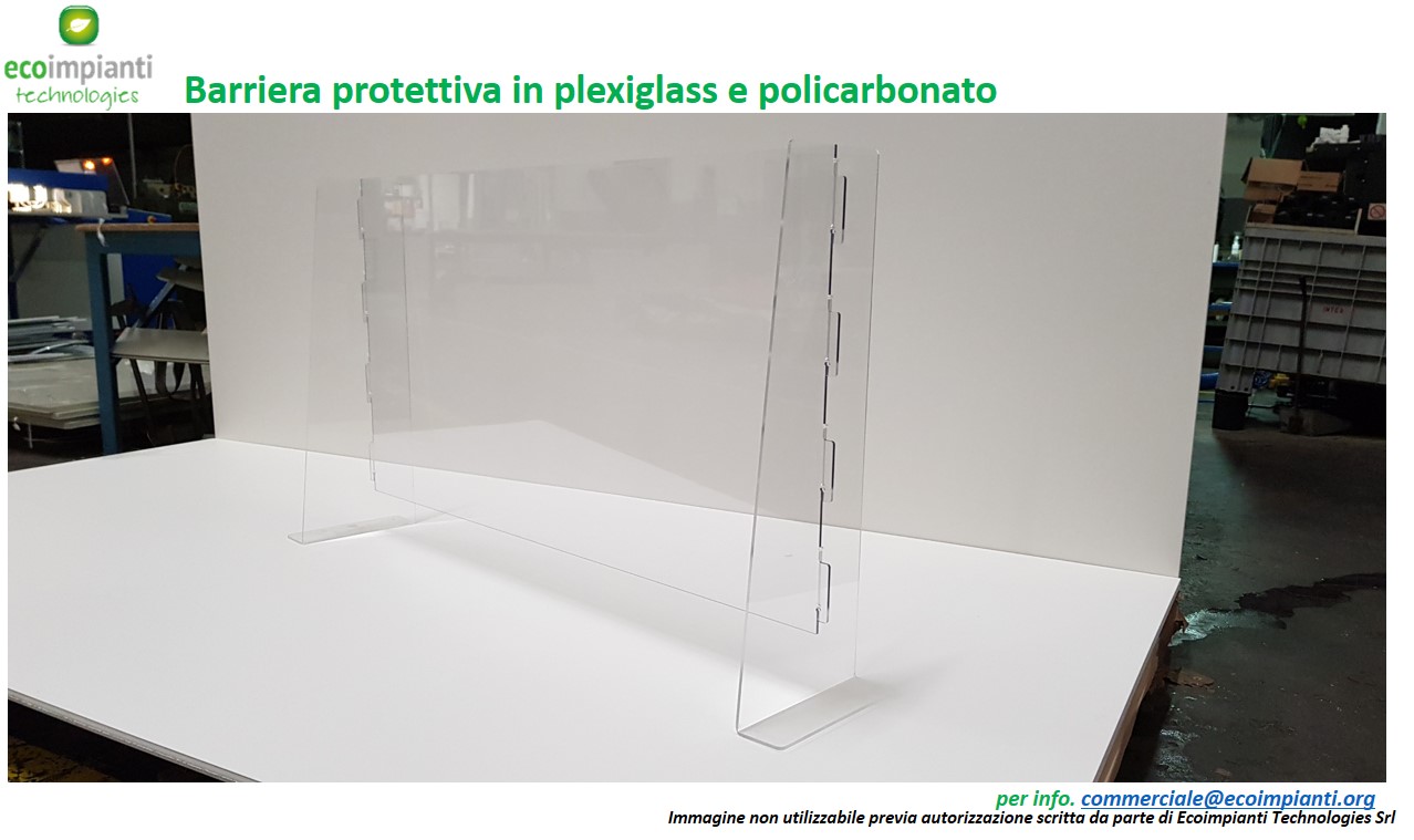 Vitre de protection Plexiglas barrière hygiénique 150x70cm - FLxBAR2